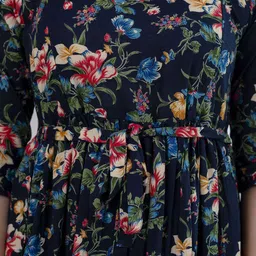 Nayo Floral Print Maternity Maxi Dress image 3