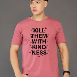 BRAWNY BATTLER Typography Printed Round Neck Short Sleeves Pure Cotton T-shirt-picture-18