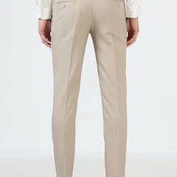 McHenry Men Relaxed Regular Fit Mid-Rise Formal Trouser image 5