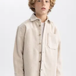 DeFacto Boys Opaque Casual Shirt-picture-38