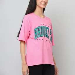 YOZZ BY Women Typography Printed 1 T-shirt image 2