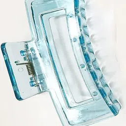 badodiya's Women Set of 3 Chrome Transparent Finished Claw Clip Hair Accessory image 5