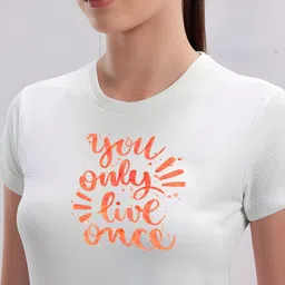 SZN Women Typography Printed T-shirt-picture-22