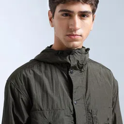 Flying Machine Hooded Collar Tailored Jacket image 4