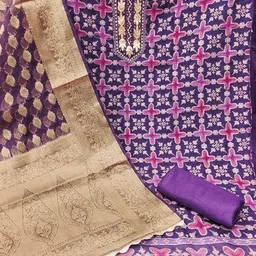 Maroosh Embellished Organza Unstitched Dress Material image 3