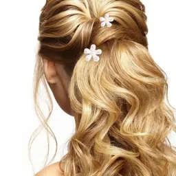 HYMT Women Set of 4 Beaded Claw Clip image 4