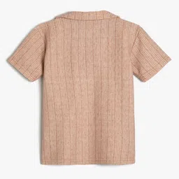 Koton Boys Striped Polo Collar T-shirt image 4