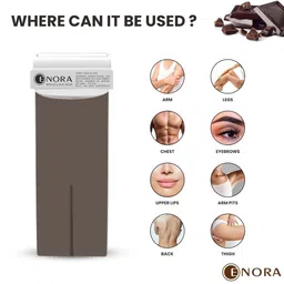 ENORA Set Of 2 Pure Chocolate Roll On Wax - 150 g Each image 4