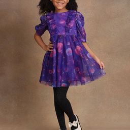 One Friday Girls Printed Fit & Flare Dress-picture-34