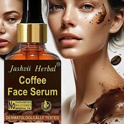 Jashvii herbal Coffee Face Serum For Anti Aging 30 ml image 4