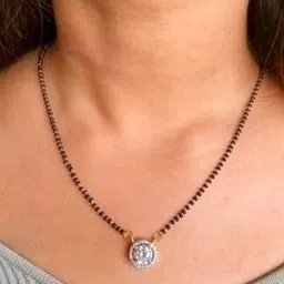Anouk Artificial Stones Studded And Beaded Mangalsutra-picture-14