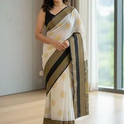 AMRUTKALA SAREES Woven Design Silk Blend Designer Banarasi Saree-picture-13