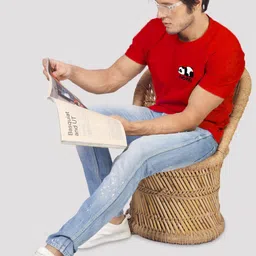 Greylongg Men Printed Applique T-shirt image 5