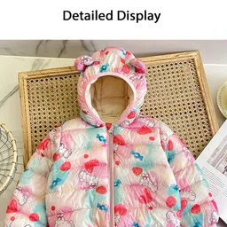 Babymoon Unisex Hooded Graphic Printed Lightweight Padded Jacket image 3