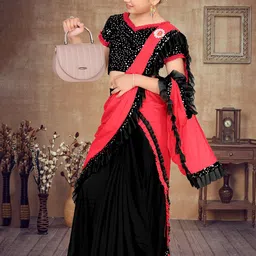 HARPITA Sequinned Ready to Wear Saree image 2