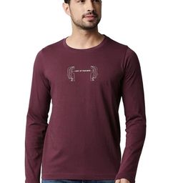 Basics Men Graphic Printed Round Neck Cotton T-shirt-image-74