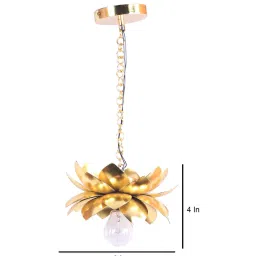 eliante by jainsons lights Alba Gold Iron Hanging Light image 5