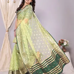 AMRUTKALA SAREES Woven Design Zari Banarasi Saree image 2
