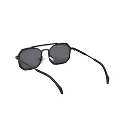 SPADEACES Unisex Other UV Protected Lens Sunglasses FULL BLACK HEXAGUN-301 image 2