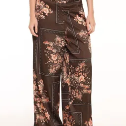 COVER STORY Women Floral Printed Trousers-image-22