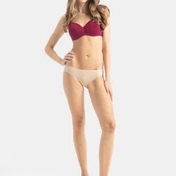 Jockey Pack Of 3 Assorted Super Combed Cotton Mid-Rise Bikini Briefs FE30-0305-ASSTD image 4