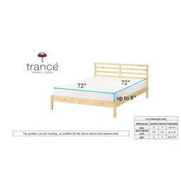 Trance Home Linen Green Printed Cotton 144 TC Fitted Queen Bedsheet Set 1.82m x 1.82m image 2