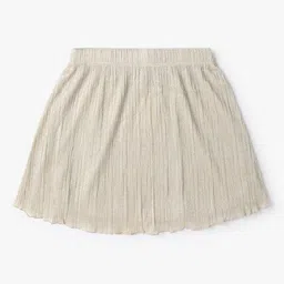 GAP Girls Shimmer Relaxed Fit Pleated Flared Skirt image 3