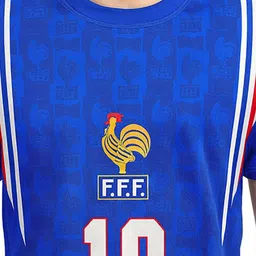 dostitch Kids France Home Kit Zidane Printed Round Neck Short Sleeves Tshirts image 3