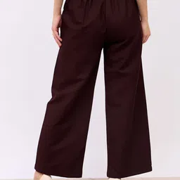 Styli Women Flared High-Rise Trousers image 4