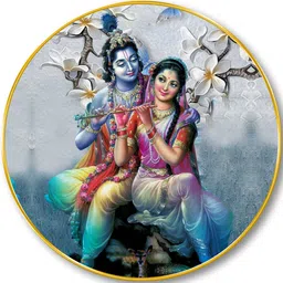 SAF Multicoloured MDF Religious Wall Paintings image 2