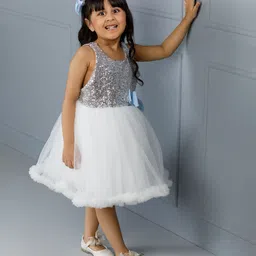 The Lush Affair Net A-Line Dress image 3