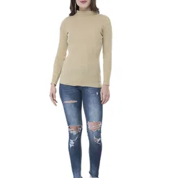 IndiWeaves Women Pack Of 2 Self Design Ribbed Woollen Pullover image 2