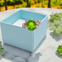 shree shyam jewells Silver Cubic Zirconia Rhodium Plated Ring image 2