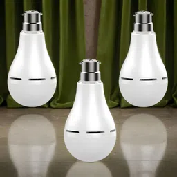 yaroh Emergency Bulb 9W LED 1200mAh battery 4 hrs emergency light Pack of 3 bulbAW483 4 hrs Bulb Emergency Light-picture-20