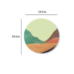 Round Multicolour Colors Around Us Canvas Art Print By The Artment image 3