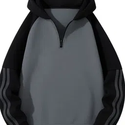 jerkyn Men Full Sleeve Color Block Hooded Sweatshirt-picture-17