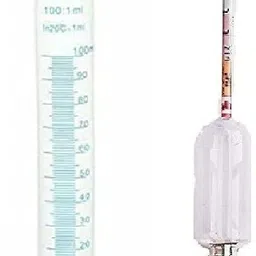 nicolette Mercury Lactometer for Testing Milk Purity alongwith 100 ML Measuring 1 each Hydrometer-picture-13