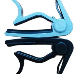 gracecharm 2 B5 Silver & Black capo Spring Guitar Capo image 5