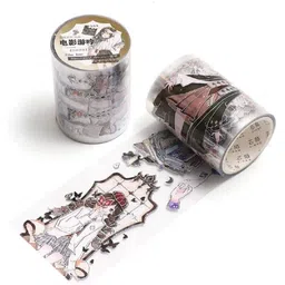 digi online Vitality Girls Washi Tape Stickers PET Tape Sticker 5.5 cm x 2 meter (Film Tour) Theme, Scrapbook Kit-picture-28