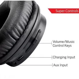 techpunch 100% BEST SOUND QUALITY BLUETOOTH HEADPHONE FOR GAMING & MUSIC FOR ALL DEVICE. Bluetooth & Wired Headset image 4