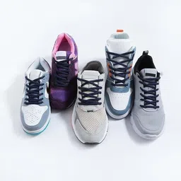 AMAZBIRD Oval Sport Running Shoe laces Strings Navy Oval Laces_2_Pair Shoe Lace image 5