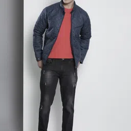 the indian garage co. Men Solid Casual Jacket image 4