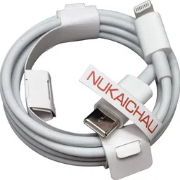 NUKAICHAU Lightning Cable 2 A 0.76 m Copper Braiding Fast Charging USB Type-C to Lightning Cable-picture-26
