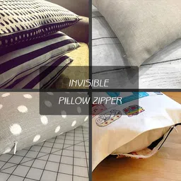 togline 43 cm Long 15 Multi-Colored Nylon Invisible Zipper Closed End DIY Sewing Craft Multicolor Nylon, Nickel Invisible Zipper image 3