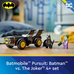 lego DC Super Heroes BatmobilePursuit: Batmanvs The Joker (54 Blocks) Model Building Kit image 3