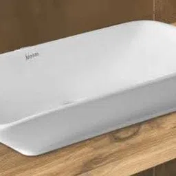 senisto REQTENGALE SHAPE L-61 B-30.5 H-10 CM (23"12"4"INCHES) REQTENGAL SHAPE BEST BASIN ABRA Table Top Basin-picture-19