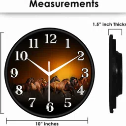 the anny Analog 25 cm X 25 cm Wall Clock image 3