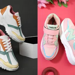 velarro VRW01 Multi_VRW08 Pink Casuals For Women image 1