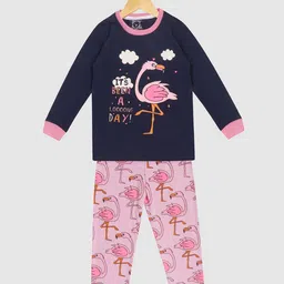 YK Girls Pure Cotton Printed Night suit-picture-33