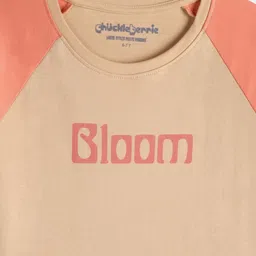 Chuckleberrie Kids Typography Printed Drop-Shoulder Sleeves T-shirt image 3